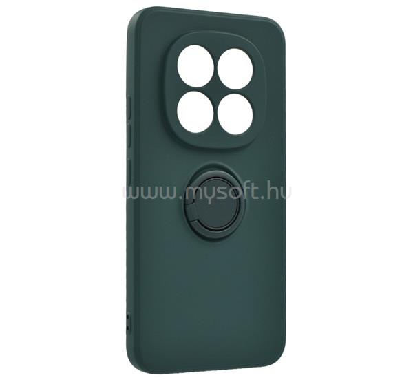 GIGAPACK Poco M8 Pro / Redmi Note 15 Pro Plus 5G GIGAPACK Szilikon telefonvédő tartógyűrű, kameravédő, SÖTÉTZÖLD