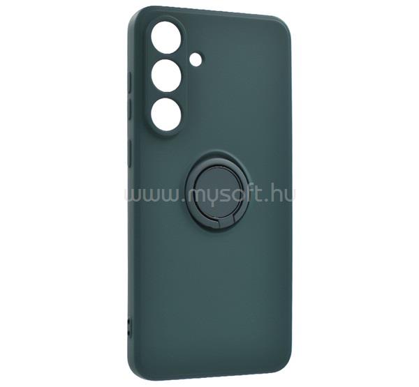 GIGAPACK Samsung A57 5G GIGAPACK Szilikon telefonvédő tartógyűrű, kameravédő, SÖTÉTZÖLD