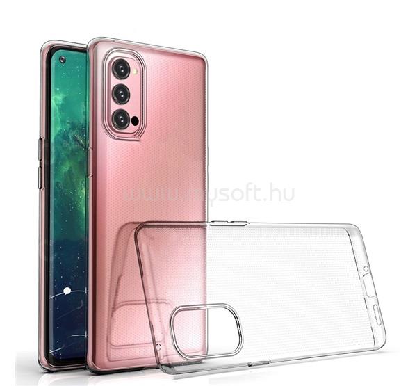 GIGAPACK Oppo A94 5G / Reno 5 Z 5G GIGAPACK Szilikon telefonvédő ultravékony ÁTLÁTSZÓ