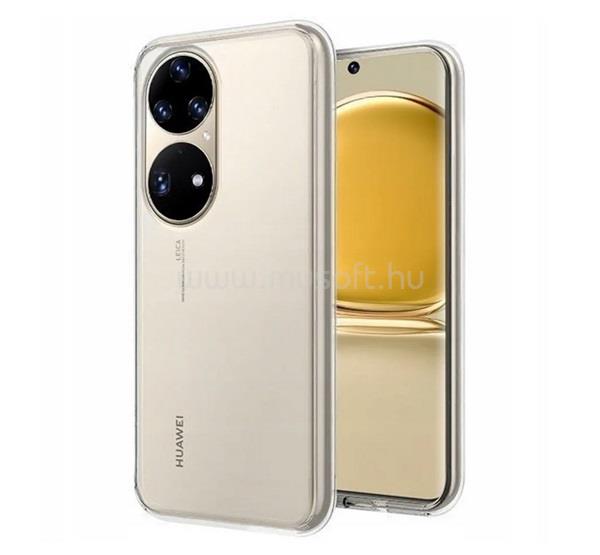GIGAPACK Huawei P50 Pro GIGAPACK Szilikon telefonvédő ultravékony ÁTLÁTSZÓ