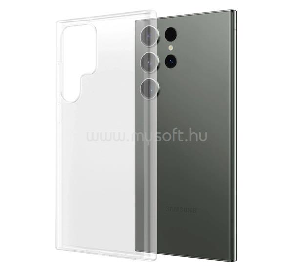 GIGAPACK Samsung S23 Ultra GIGAPACK Szilikon telefonvédő ultravékony ÁTLÁTSZÓ