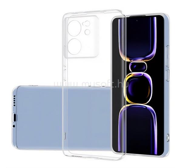 GIGAPACK Xiaomi 13T Pro / 13T GIGAPACK Szilikon telefonvédő ultravékony ÁTLÁTSZÓ