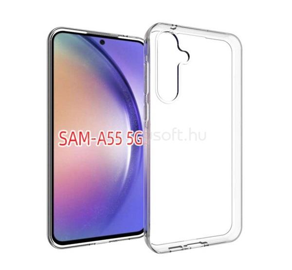 GIGAPACK Samsung A55 5G GIGAPACK Szilikon telefonvédő ultravékony ÁTLÁTSZÓ