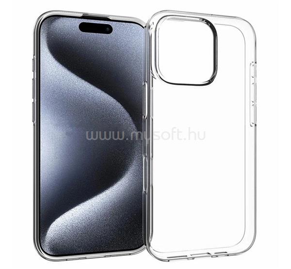 GIGAPACK iPhone 16 Pro GIGAPACK Szilikon telefonvédő ultravékony ÁTLÁTSZÓ