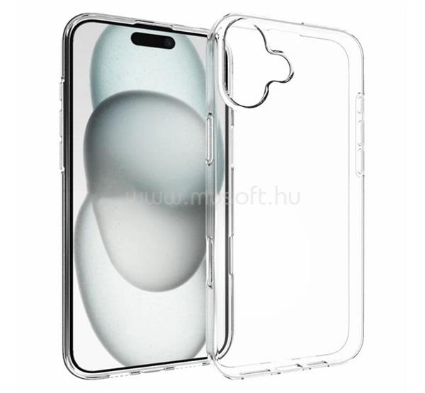 GIGAPACK iPhone 16 GIGAPACK Szilikon telefonvédő ultravékony ÁTLÁTSZÓ