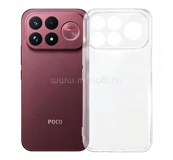 GIGAPACK Poco F9 Ultra GIGAPACK Szilikon telefonvédő ultravékony ÁTLÁTSZÓ
