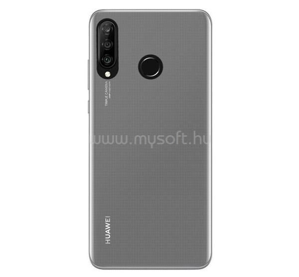 GIGAPACK Huawei P30 Lite GIGAPACK Szilikon telefonvédő ultravékony ÁTLÁTSZÓ