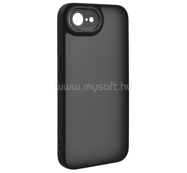 GIGAPACK iPhone 17e / 16e GIGAPACK Szilikon telefonvédő ütésállóság, kameravédő, FEKETE