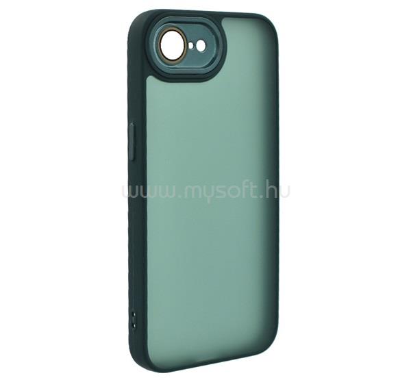 GIGAPACK iPhone 17e / 16e GIGAPACK Szilikon telefonvédő ütésállóság, kameravédő, SÖTÉTZÖLD