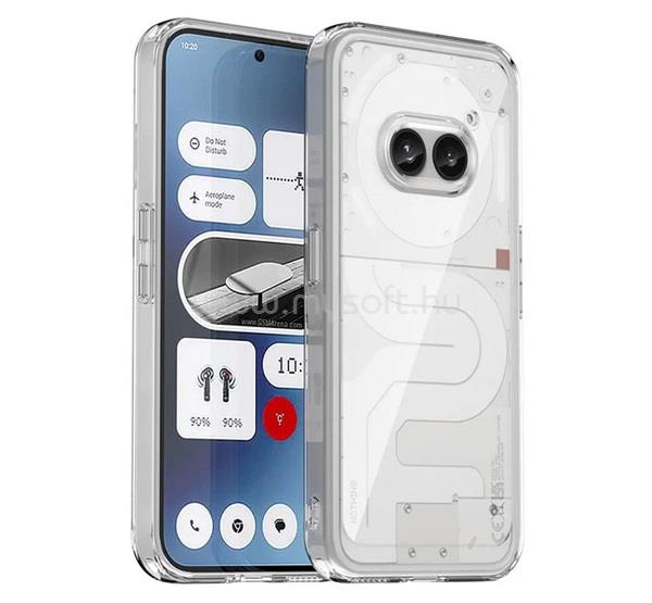 GIGAPACK Nothing Phone 2a Plus / Phone 2a GIGAPACK Szilikon telefonvédő ütésállóság, átlátszó hátlap, ÁTLÁTSZÓ
