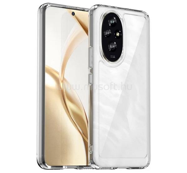 GIGAPACK Honor 200 GIGAPACK Szilikon telefonvédő ütésállóság, átlátszó hátlap, ÁTLÁTSZÓ