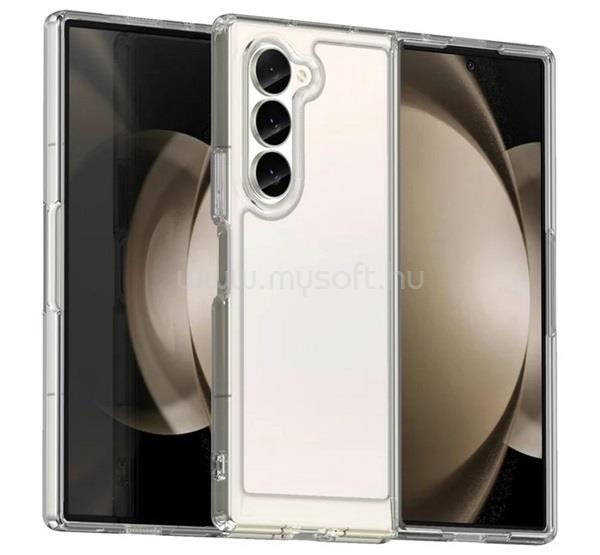 GIGAPACK Samsung Z Fold6 GIGAPACK Szilikon telefonvédő ütésállóság, átlátszó hátlap, ÁTLÁTSZÓ
