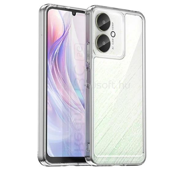 GIGAPACK Redmi 13C 5G / Poco C65 / 13C 4G GIGAPACK Szilikon telefonvédő ütésállóság, átlátszó hátlap, ÁTLÁTSZÓ