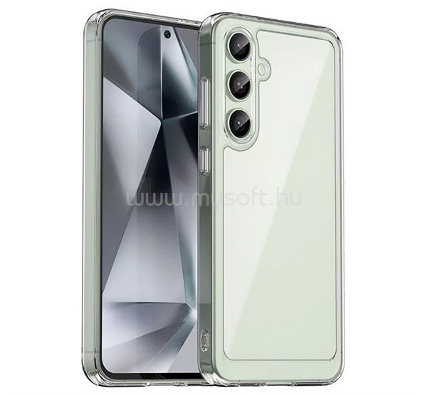 GIGAPACK Samsung S24 FE GIGAPACK Szilikon telefonvédő ütésállóság, átlátszó hátlap, ÁTLÁTSZÓ