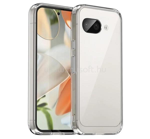 GIGAPACK Google Pixel 9a GIGAPACK Szilikon telefonvédő ütésállóság, átlátszó hátlap, ÁTLÁTSZÓ