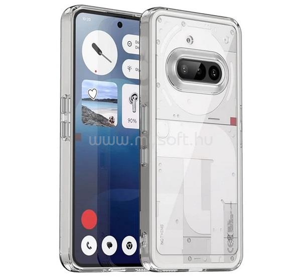 GIGAPACK Nothing Phone 3a GIGAPACK Szilikon telefonvédő ütésállóság, átlátszó hátlap, ÁTLÁTSZÓ