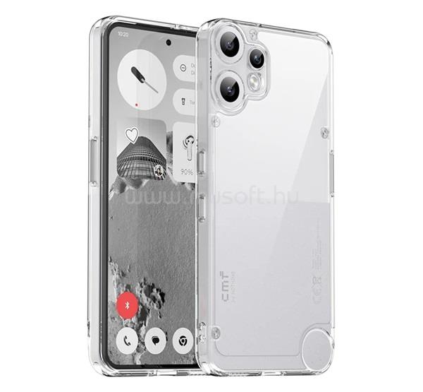 GIGAPACK Nothing CMF Phone 2 Pro GIGAPACK Szilikon telefonvédő ütésállóság, átlátszó hátlap, ÁTLÁTSZÓ