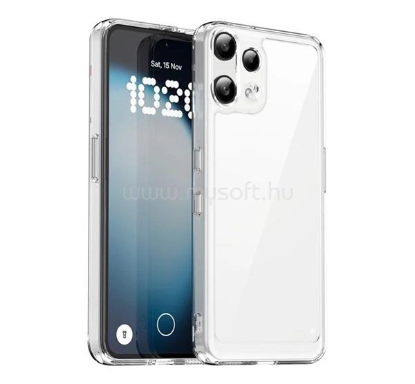 GIGAPACK Nothing Phone 3a Lite GIGAPACK Szilikon telefonvédő ütésállóság, átlátszó hátlap, ÁTLÁTSZÓ