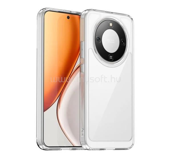 GIGAPACK Honor Magic 8 Lite GIGAPACK Szilikon telefonvédő ütésállóság, átlátszó hátlap, ÁTLÁTSZÓ