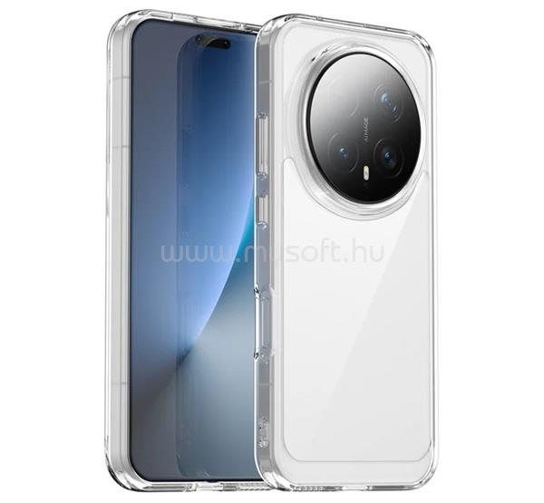 GIGAPACK Honor Magic 8 Pro GIGAPACK Szilikon telefonvédő ütésállóság, átlátszó hátlap, ÁTLÁTSZÓ