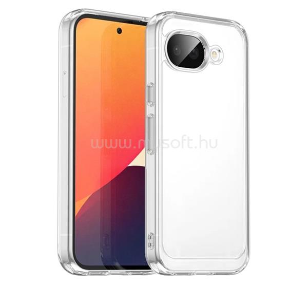 GIGAPACK Google Pixel 10a GIGAPACK Szilikon telefonvédő ütésállóság, átlátszó hátlap, ÁTLÁTSZÓ