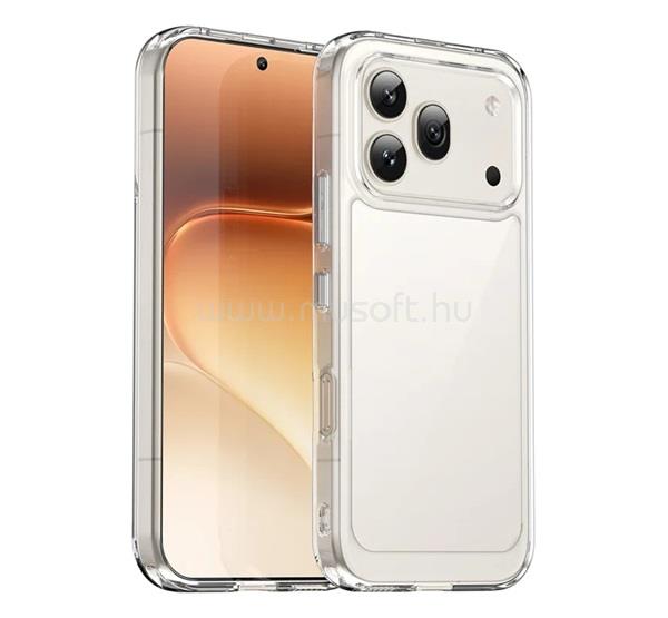 GIGAPACK Honor 600 / 600 Pro GIGAPACK Szilikon telefonvédő ütésállóság, átlátszó hátlap, ÁTLÁTSZÓ