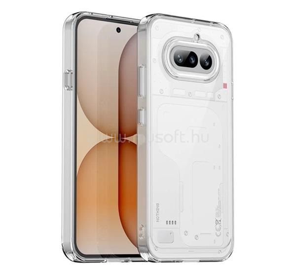 GIGAPACK Nothing Phone 4a GIGAPACK Szilikon telefonvédő ütésállóság, átlátszó hátlap, ÁTLÁTSZÓ