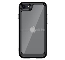 GIGAPACK iPhone SE 3 (2022) / SE 2 (2020) / 8 4.7 GIGAPACK Szilikon telefonvédő ütésállóság, átlátszó hátlap, FEKETE GP-123053 small