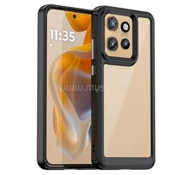 GIGAPACK Motorola Edge 50 Neo 5G GIGAPACK Szilikon telefonvédő ütésállóság, átlátszó hátlap, FEKETE GP-162727 small