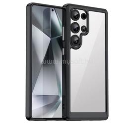 GIGAPACK Samsung S25 Ultra GIGAPACK Szilikon telefonvédő ütésállóság, átlátszó hátlap, FEKETE GP-165127 small