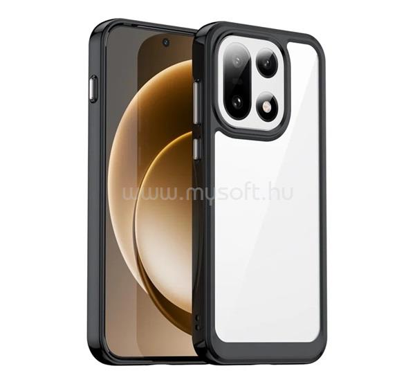 GIGAPACK OnePlus 15 GIGAPACK Szilikon telefonvédő ütésállóság, átlátszó hátlap, FEKETE