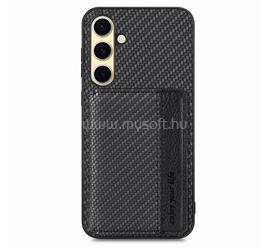 GIGAPACK Samsung A56 5G GIGAPACK Szilikon telefonvédő ütésállóság, karbon minta, FEKETE GP-183617 small