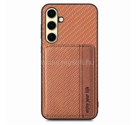 GIGAPACK Samsung A56 5G GIGAPACK Szilikon telefonvédő ütésállóság, karbon minta, SÖTÉTBARNA GP-183623 small