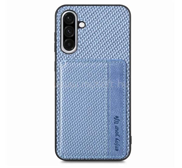 GIGAPACK Samsung A37 5G / A56 5G / A36 5G GIGAPACK Szilikon telefonvédő ütésállóság, karbon minta, SÖTÉTKÉK