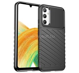 GIGAPACK Samsung A34 5G GIGAPACK szilikon telefonvédő ütésállóság, dombor minta, FEKETE GP-136229 small