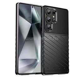 GIGAPACK Samsung S25 Ultra GIGAPACK Szilikon telefonvédő ütésállóság, dombor minta, FEKETE GP-165133 small