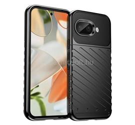 GIGAPACK Google Pixel 9a GIGAPACK Szilikon telefonvédő ütésállóság, dombor minta, FEKETE GP-168448 small