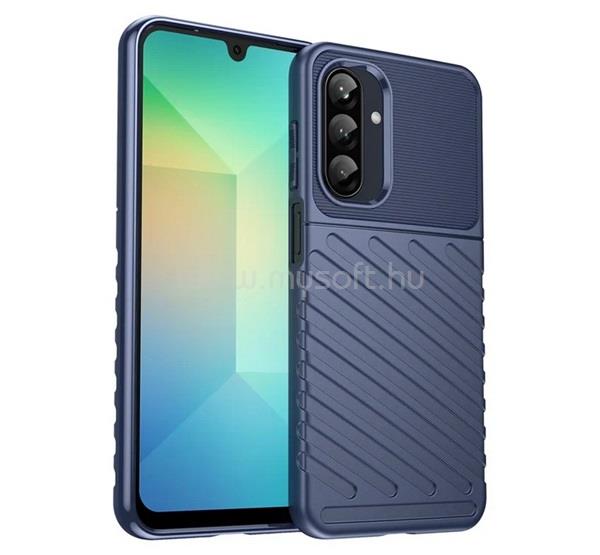 GIGAPACK Samsung A26 5G GIGAPACK Szilikon telefonvédő ütésállóság, dombor minta, SÖTÉTKÉK