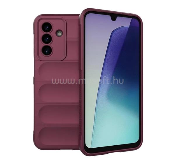 GIGAPACK Samsung A18 5G / A18 4G / A17 4G GIGAPACK Szilikon telefonvédő ütésállóság, 3D, BORDÓ
