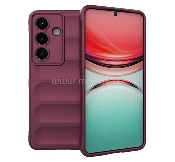 GIGAPACK Samsung S26 Plus GIGAPACK Szilikon telefonvédő ütésállóság, 3D, BORDÓ