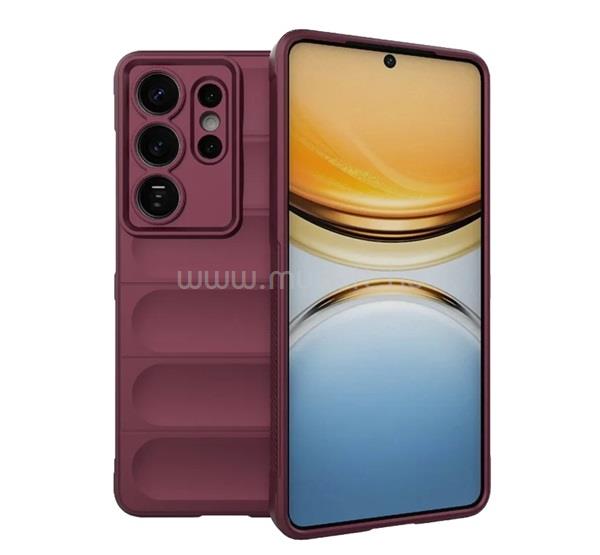 GIGAPACK Samsung S26 Ultra GIGAPACK Szilikon telefonvédő ütésállóság, 3D, BORDÓ