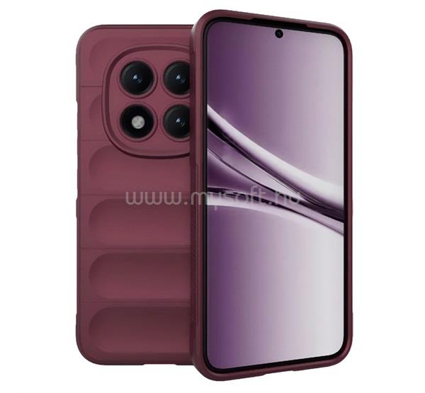 GIGAPACK Poco M8 Pro / Redmi Note 15 Pro Plus 5G GIGAPACK Szilikon telefonvédő ütésállóság, 3D, BORDÓ