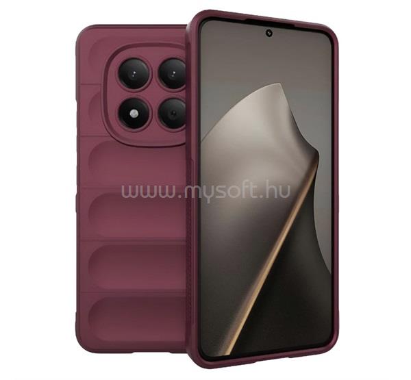 GIGAPACK Redmi Note 15 Pro 4G GIGAPACK Szilikon telefonvédő ütésállóság, 3D, BORDÓ