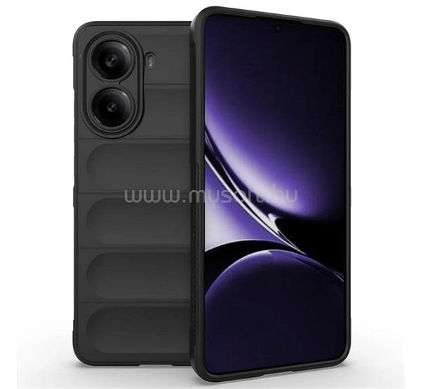 GIGAPACK Poco X7 Pro 5G GIGAPACK Szilikon telefonvédő ütésállóság, 3D, FEKETE