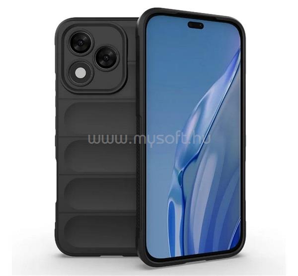 GIGAPACK Honor 400 Lite GIGAPACK Szilikon telefonvédő ütésállóság, 3D, FEKETE