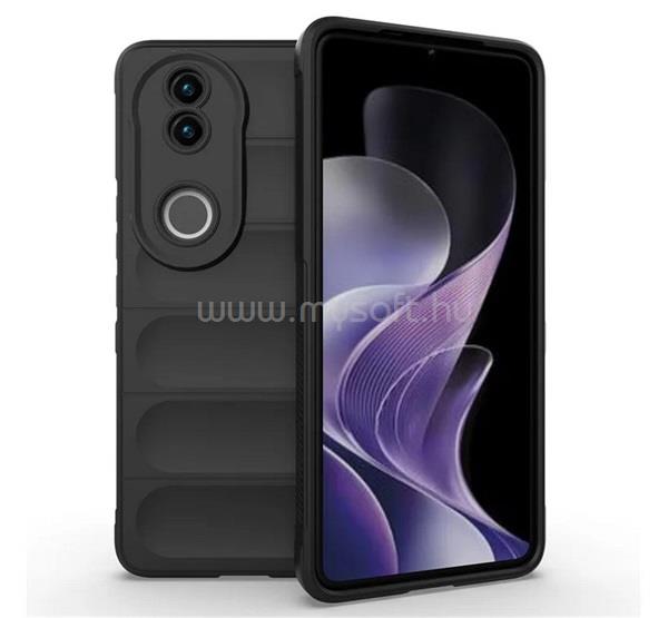GIGAPACK Vivo V50 GIGAPACK Szilikon telefonvédő ütésállóság, 3D, FEKETE