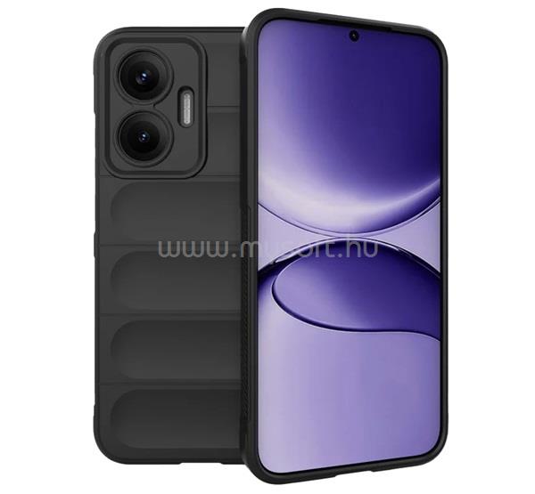 GIGAPACK Poco F7 GIGAPACK Szilikon telefonvédő ütésállóság, 3D, FEKETE