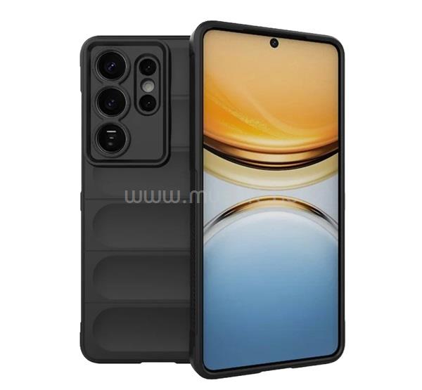 GIGAPACK Samsung S26 Ultra GIGAPACK Szilikon telefonvédő ütésállóság, 3D, FEKETE