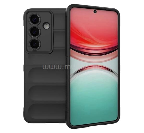 GIGAPACK Samsung S26 Plus GIGAPACK Szilikon telefonvédő ütésállóság, 3D, FEKETE