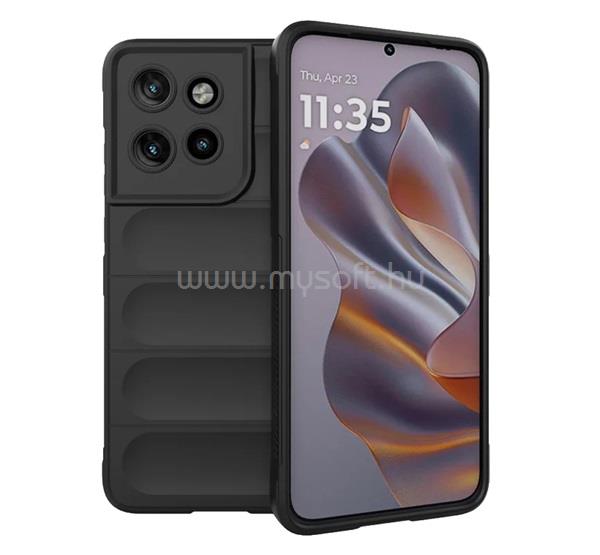 GIGAPACK Motorola Edge 50 Neo 5G GIGAPACK Szilikon telefonvédő ütésállóság, 3D, FEKETE